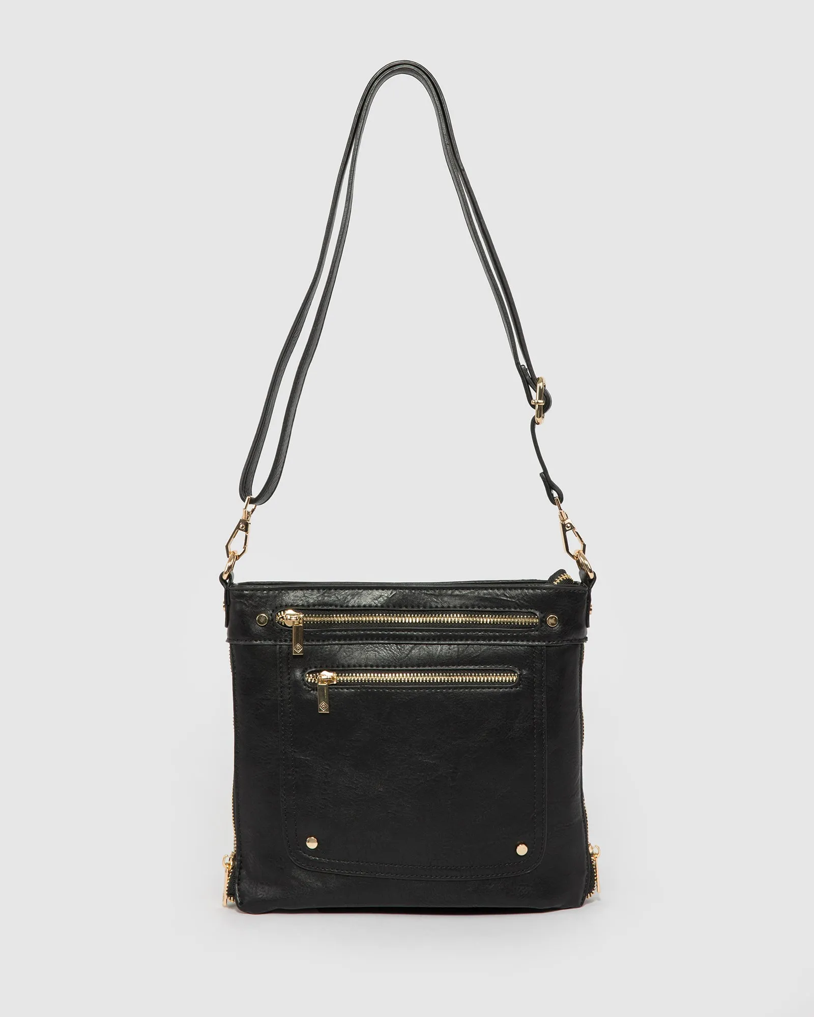 Black Penelope Zip Crossbody Bag sold by Collete Hayman product image thumbnail 3