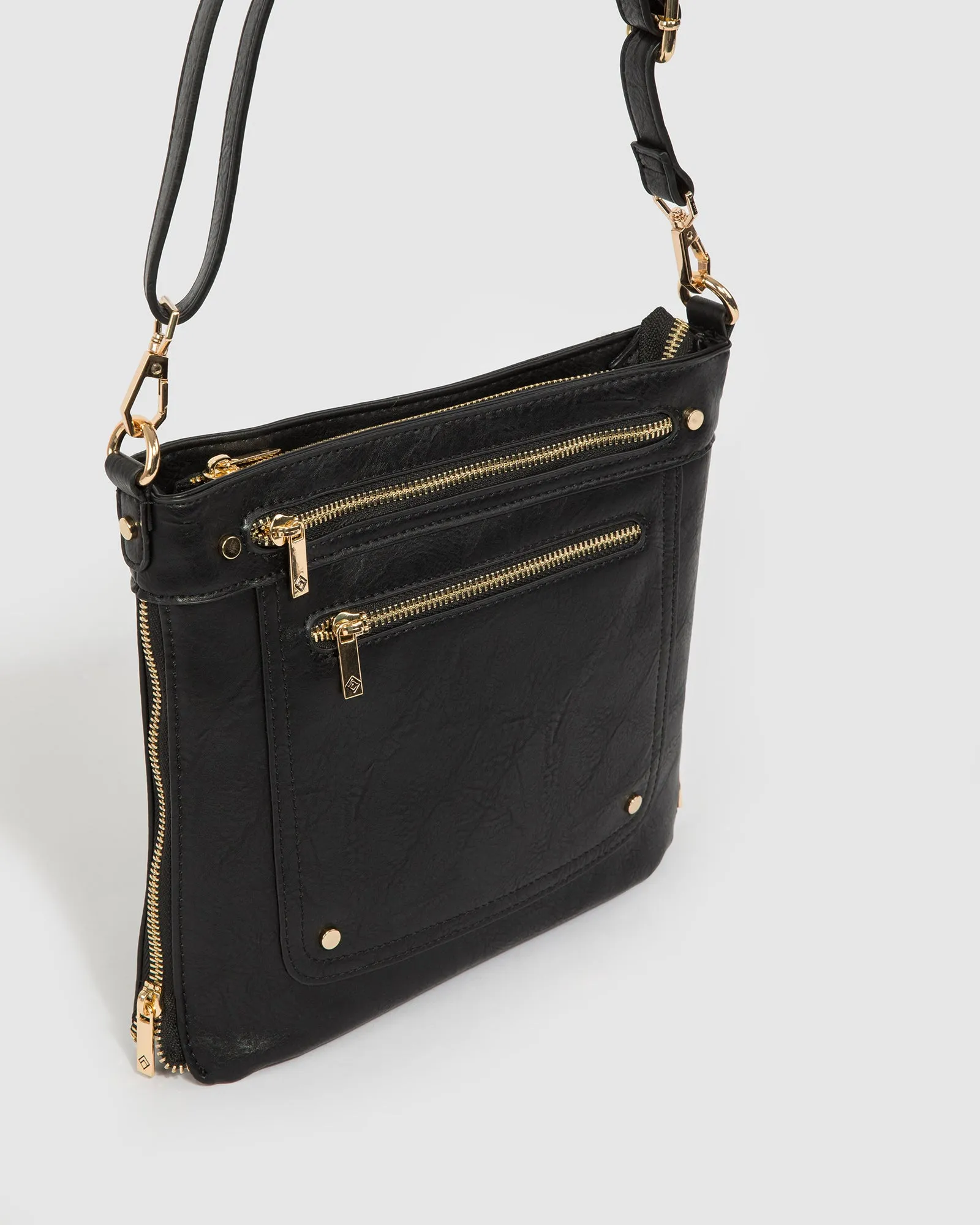 Black Penelope Zip Crossbody Bag sold by Collete Hayman product image thumbnail 2