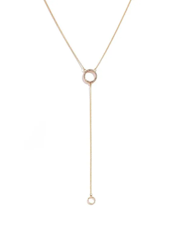Diamante Ring Y Shape Necklace sold by Collete Hayman
