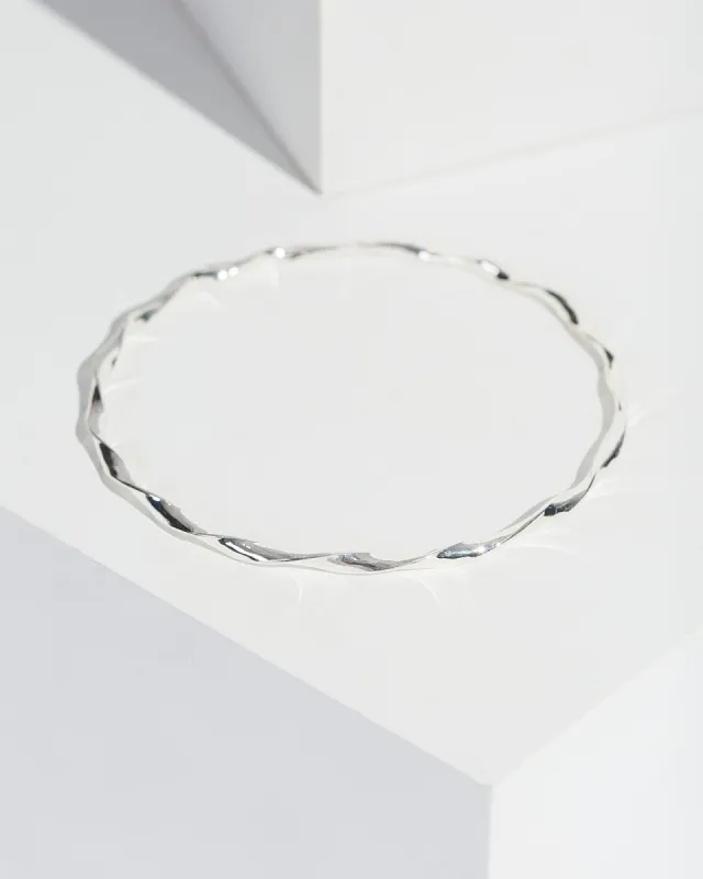 Silver Fine Organic Bangle sold by Collete Hayman