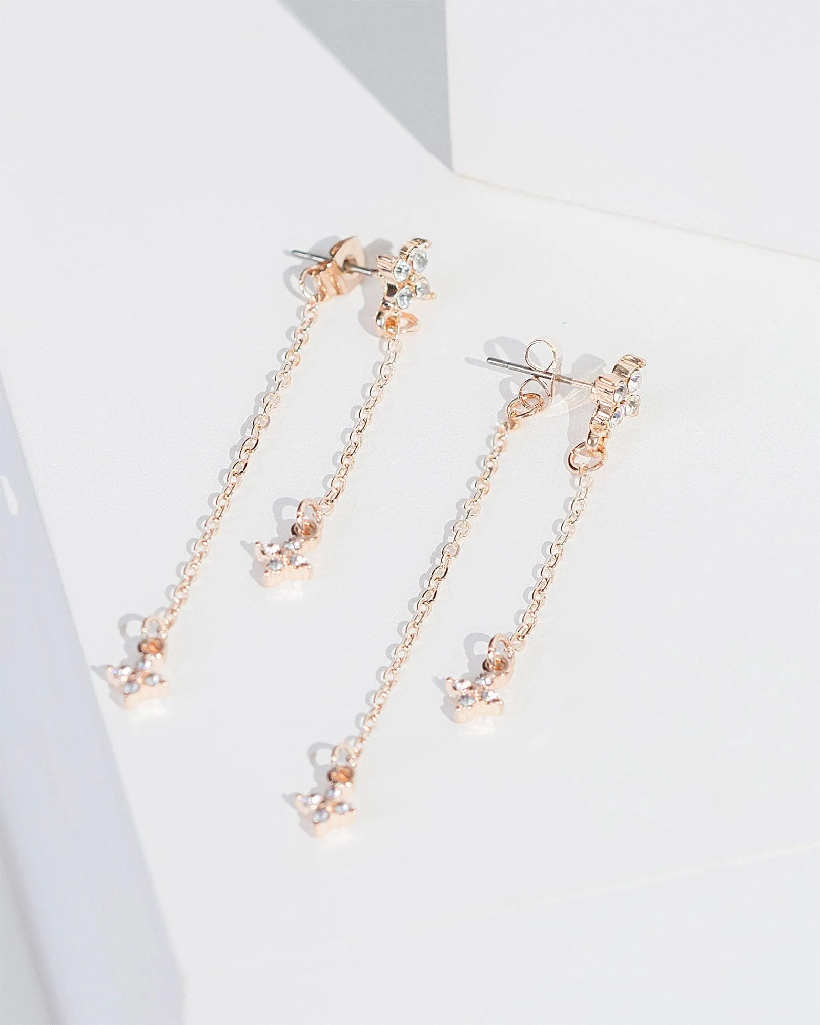 Crystal Triple Star Drop Earrings sold by Collete Hayman