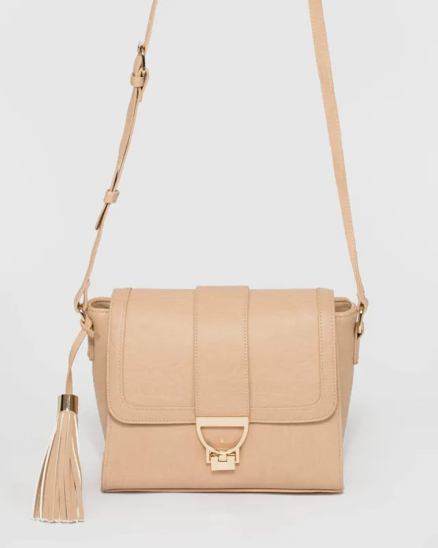 Nude Dianna Crossbody Bag sold by Collete Hayman