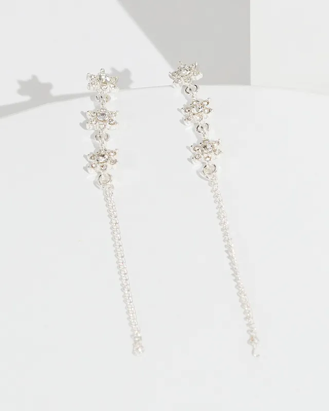 Crystal Triple Star Drop Earrings sold by Collete Hayman