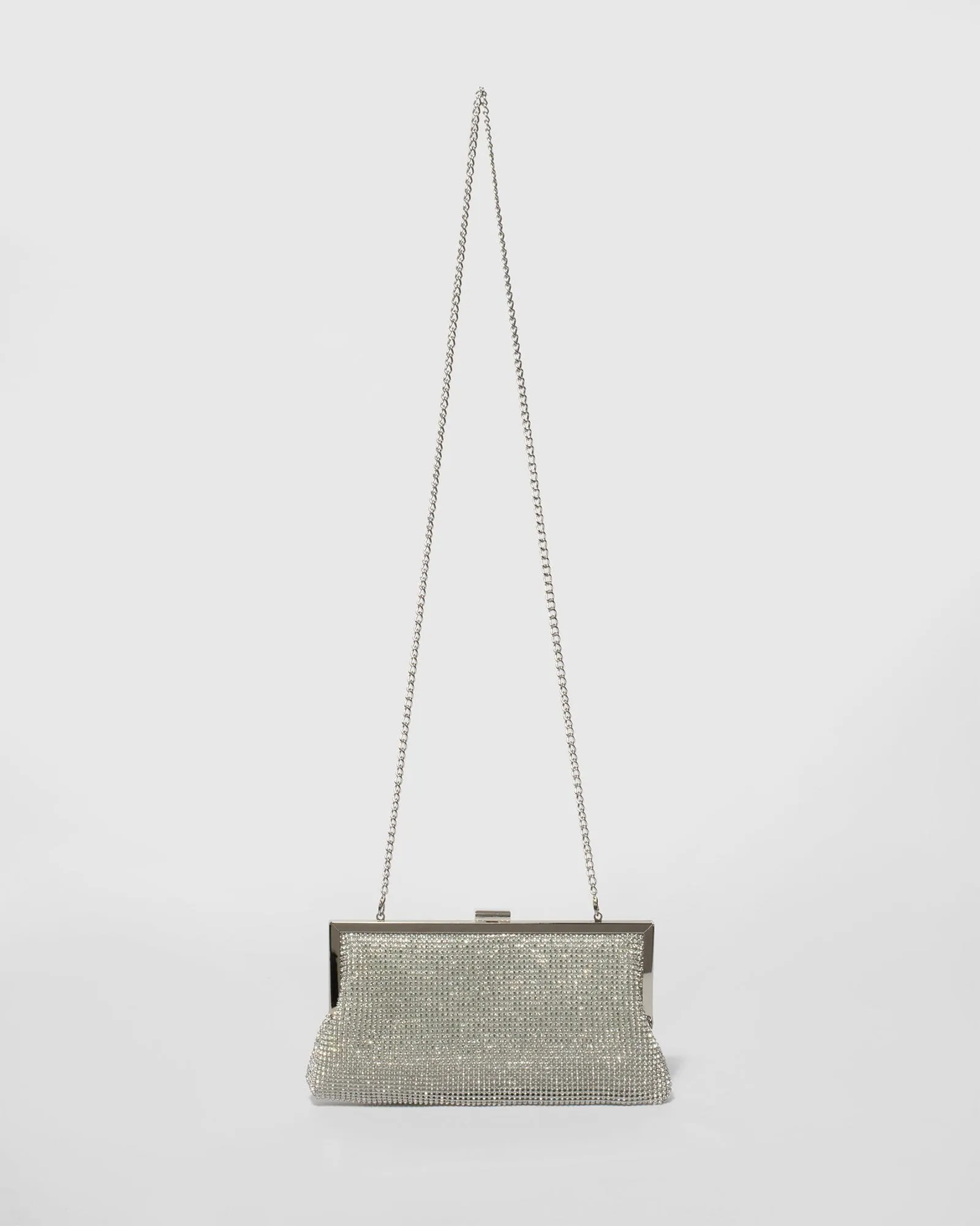 Silver Arya Clutch Bag sold by Collete Hayman product image thumbnail 4