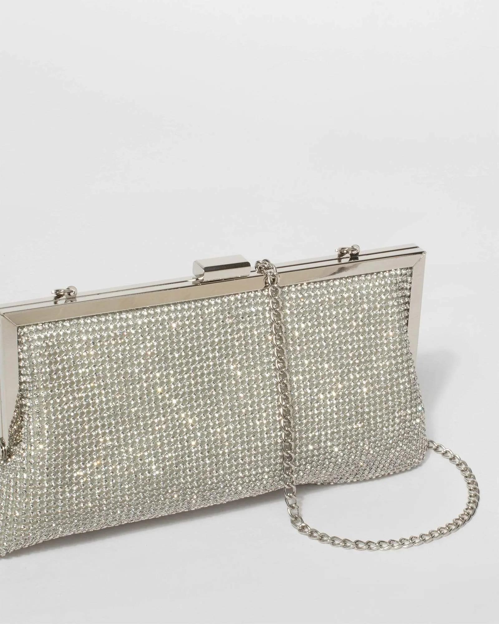 Silver Arya Clutch Bag sold by Collete Hayman product image thumbnail 3