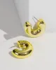 Green Chunky Huggie Hoop Earrings sold by Collete Hayman