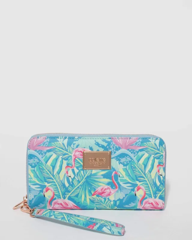 Blue Print Zoe Wristlet Wallet sold by Collete Hayman