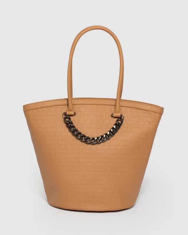 Hong Chain Caramel Tote Bag sold by Collete Hayman