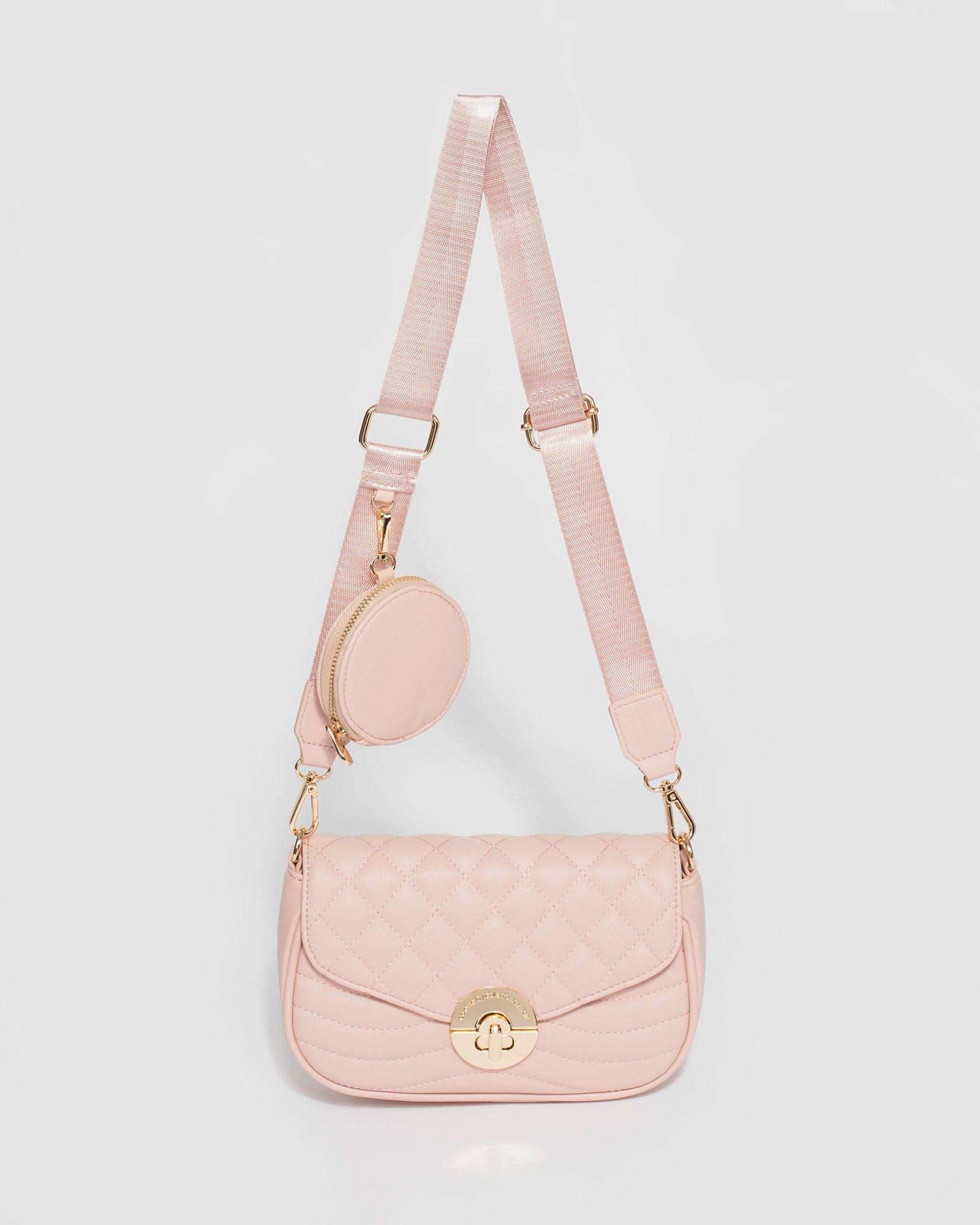 Pink Adwowa Quilted Crossbody Bag sold by Collete Hayman product image thumbnail 4