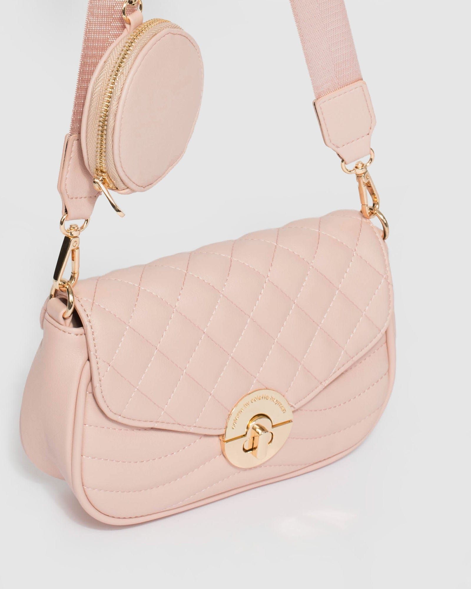 Pink Adwowa Quilted Crossbody Bag sold by Collete Hayman product image thumbnail 3