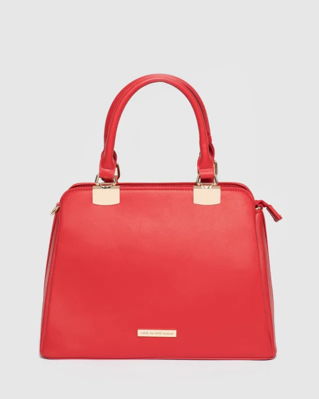 Red Toni Tote Bag sold by Collete Hayman