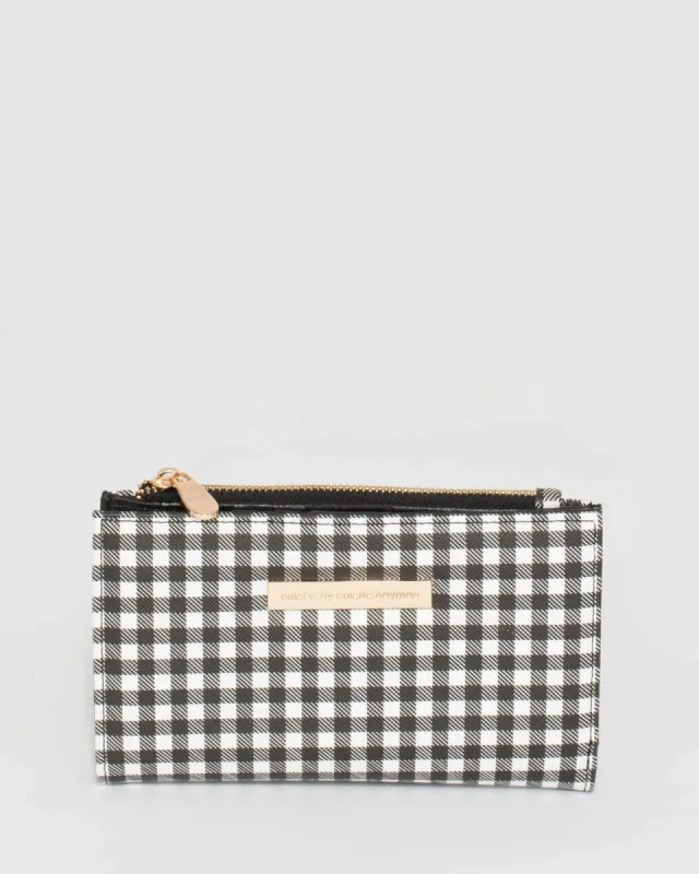 Black Selena Zip Wallet sold by Collete Hayman