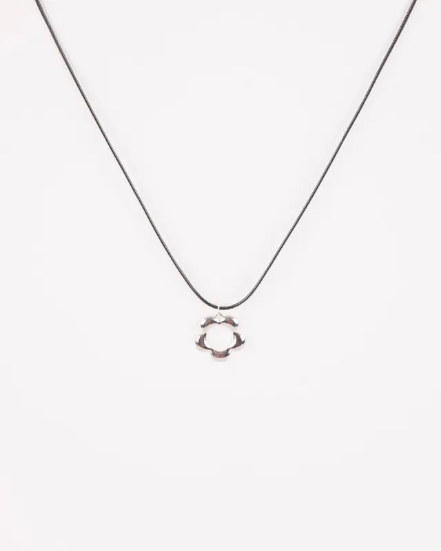 Black Daisy Cord Necklace sold by Collete Hayman