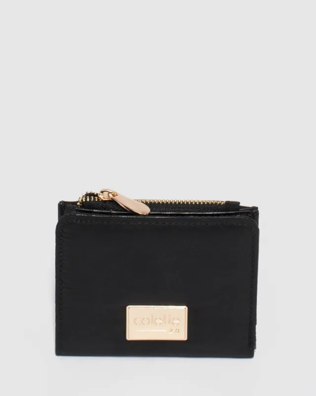 Black And Gold Han Mini Wallet sold by Collete Hayman