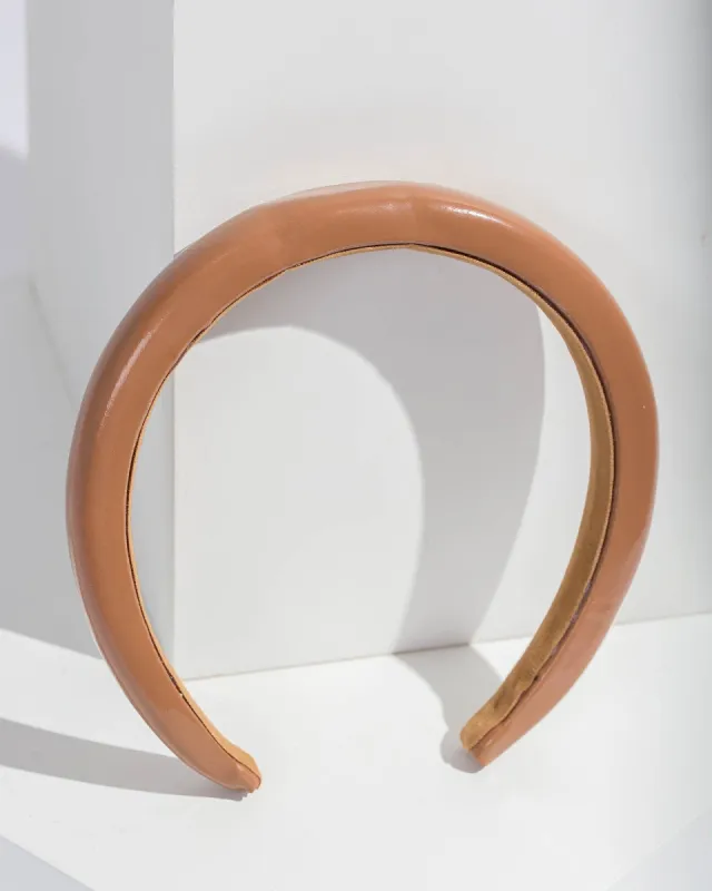 Brown Plain Headband sold by Collete Hayman