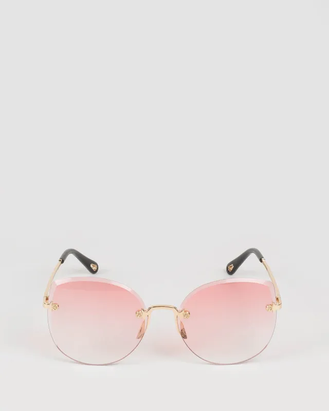 Pink Cat Eye Sunglasses sold by Collete Hayman