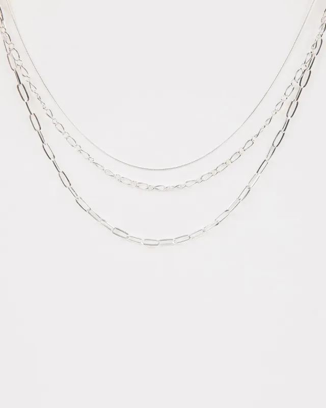 Silver Chunky Chain Necklace Pack sold by Collete Hayman