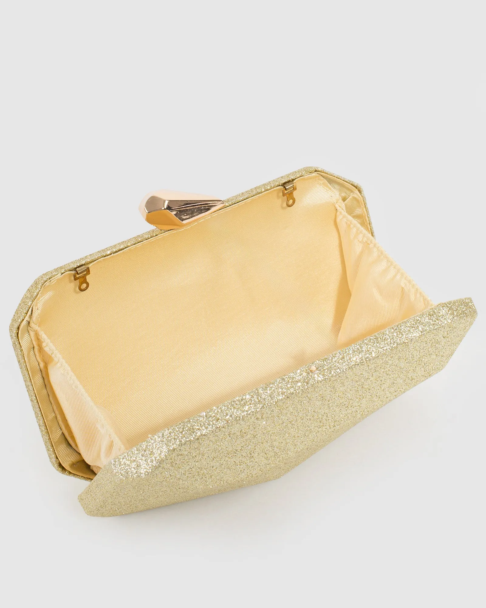 Gold Charlotte Geo Clutch Bag sold by Collete Hayman product image thumbnail 5