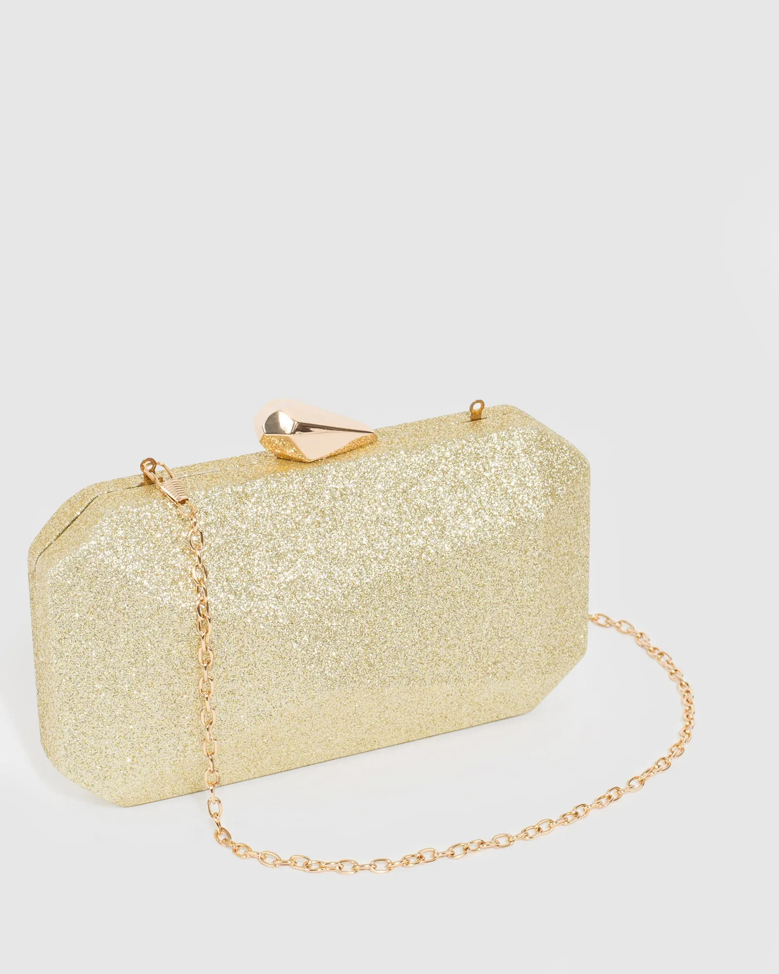 Gold Charlotte Geo Clutch Bag sold by Collete Hayman product image thumbnail 2