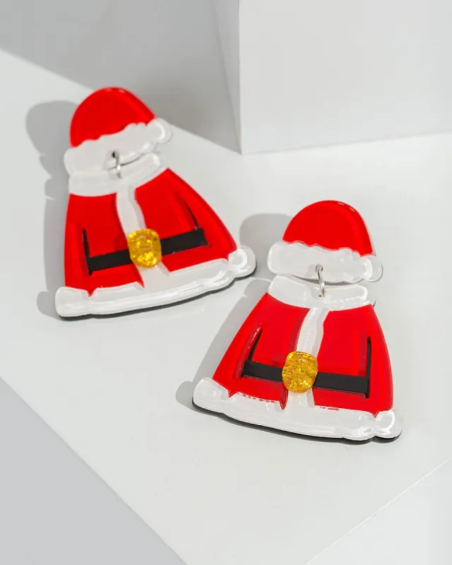 Santa Suit Drop Earrings sold by Collete Hayman