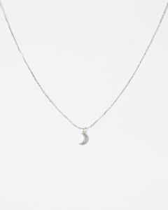 Silver Moon Pendant Fine Necklace sold by Collete Hayman