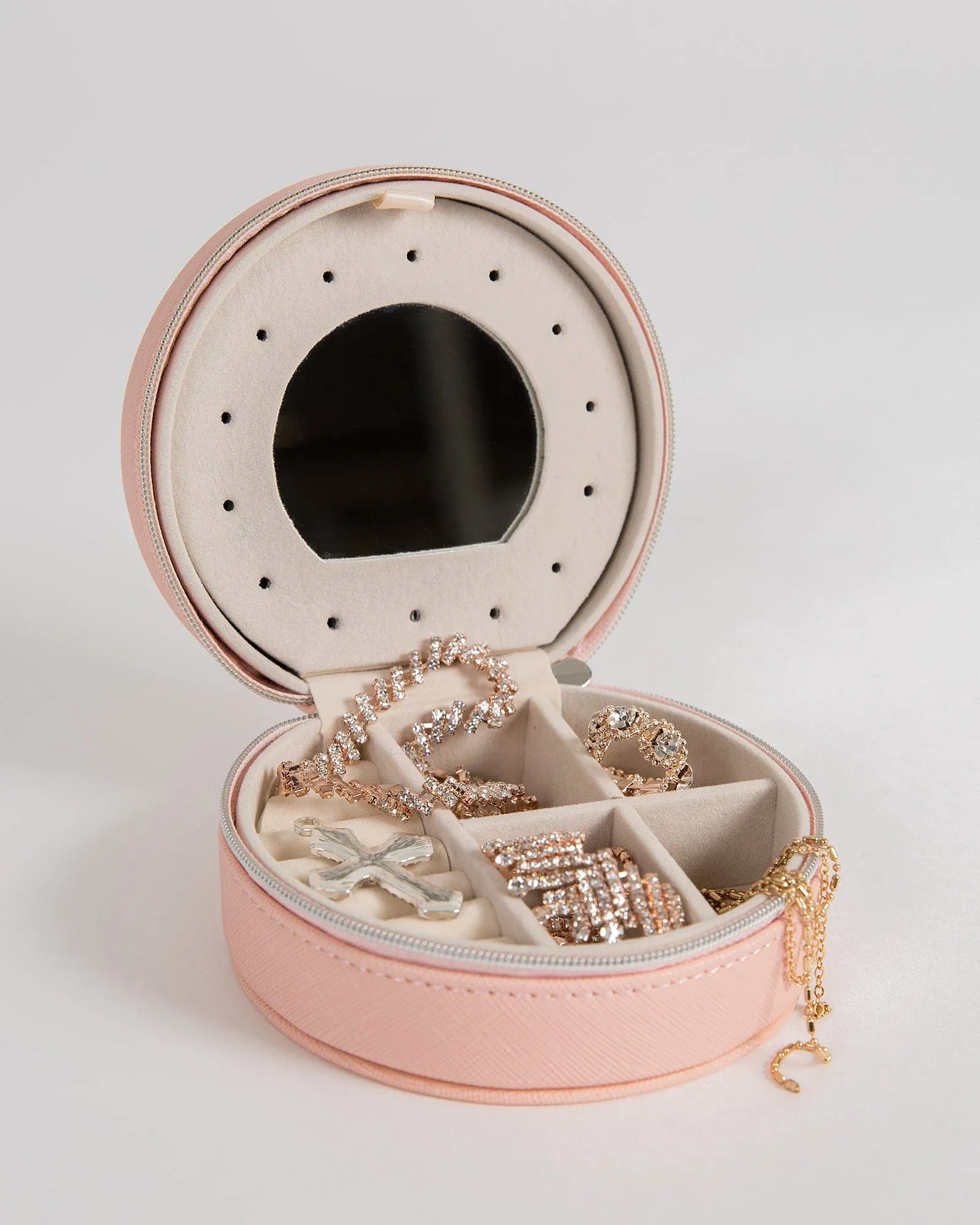 Pink Rounded Jewellery Box sold by Collete Hayman product image thumbnail 4