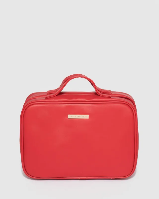 Red Quilted Fold Out Case sold by Collete Hayman