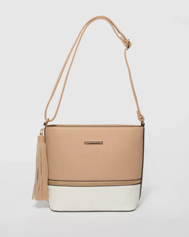 Multi Colour Pia Tassel Medium Crossbody Bag sold by Collete Hayman