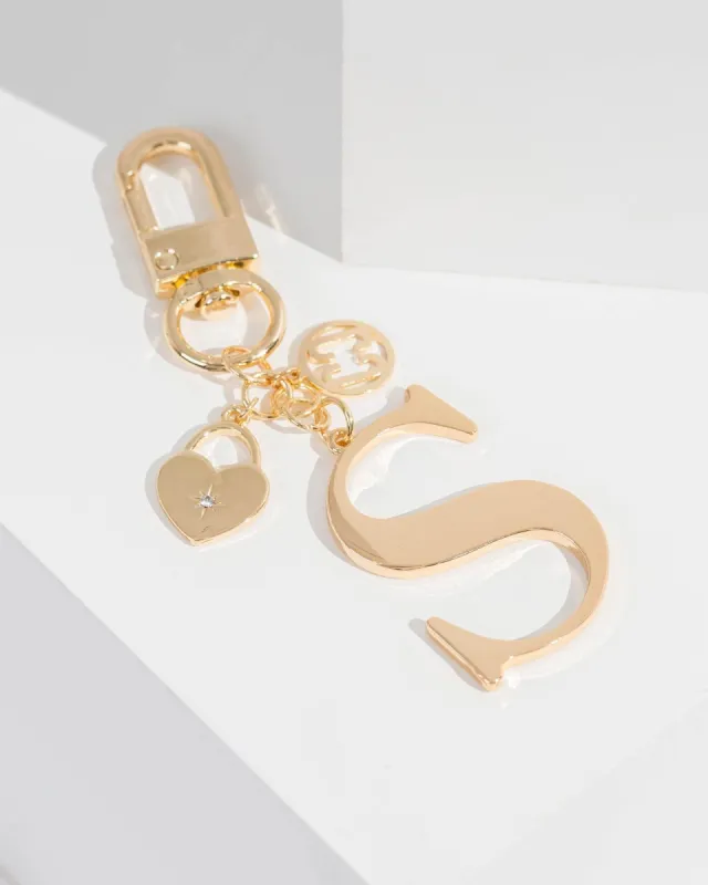 S - Initial Bag Charm Locket sold by Collete Hayman