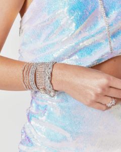Silver Crystal Fine Bracelet sold by Collete Hayman