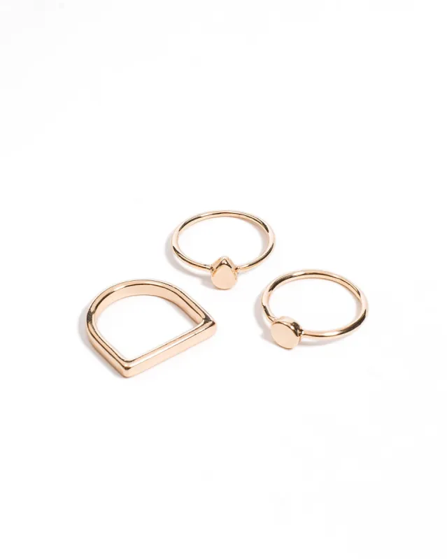 Geometric Fine Multi Ring - Medium sold by Collete Hayman