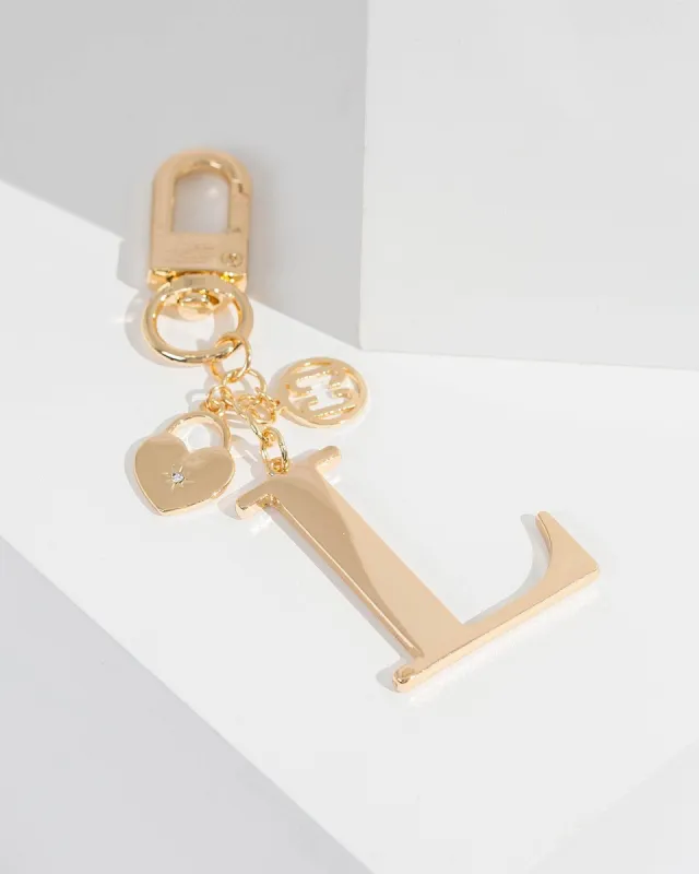 L - Initial Bag Charm Locket sold by Collete Hayman