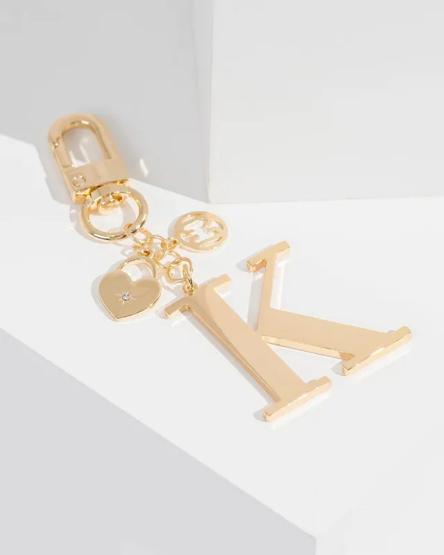 K - Initial Bag Charm Locket sold by Collete Hayman