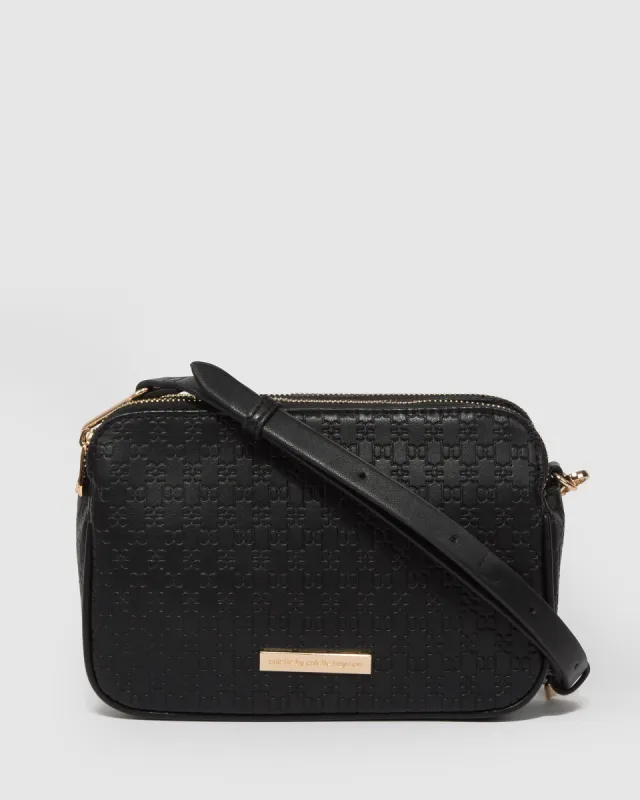 Black Amalie Rounded Crossbody Bag sold by Collete Hayman