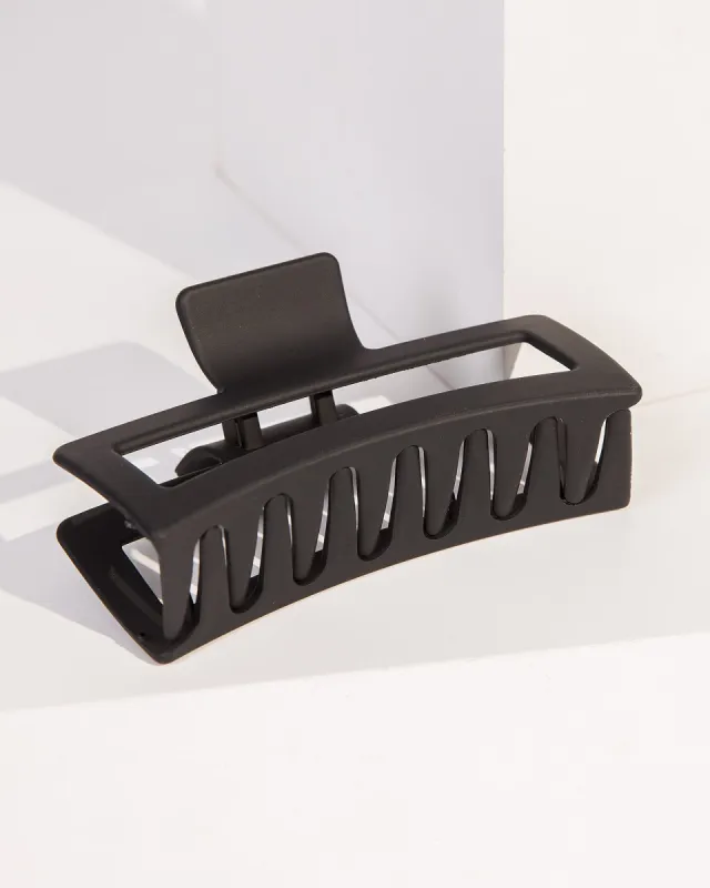 Black Extra Large Rectangle Claw Clip sold by Collete Hayman