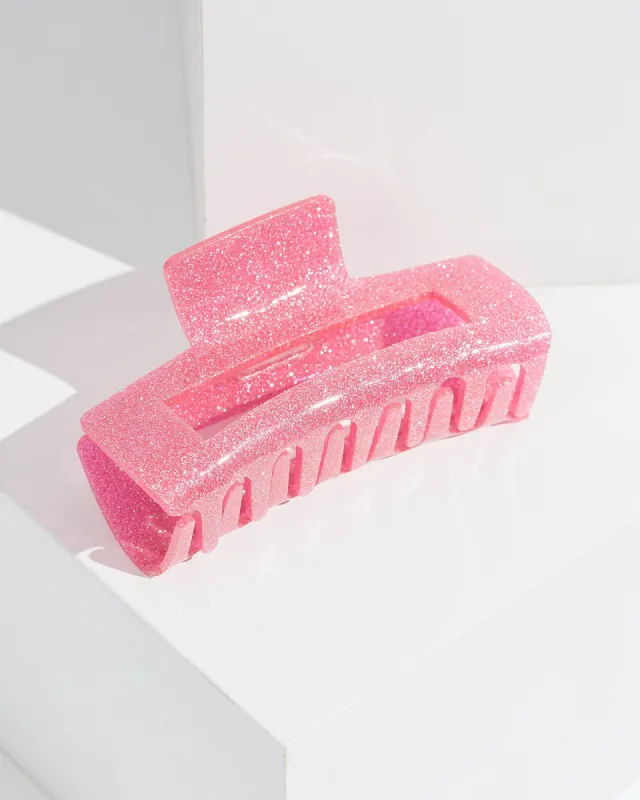 Pink Shimmer Look Claw Clip sold by Collete Hayman