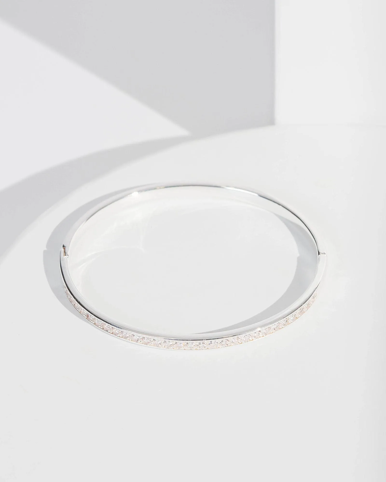 Crystal Fine Cubic Zirconia Bangle Bracelet sold by Collete Hayman