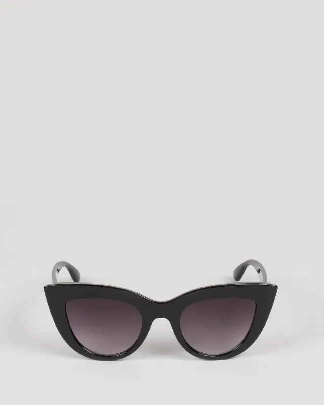 Black Oversize Cat Eye Sunglasses sold by Collete Hayman