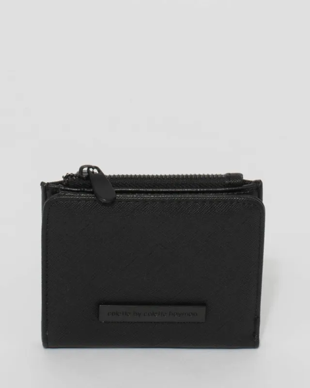 Full Black Han Mini Wallet sold by Collete Hayman