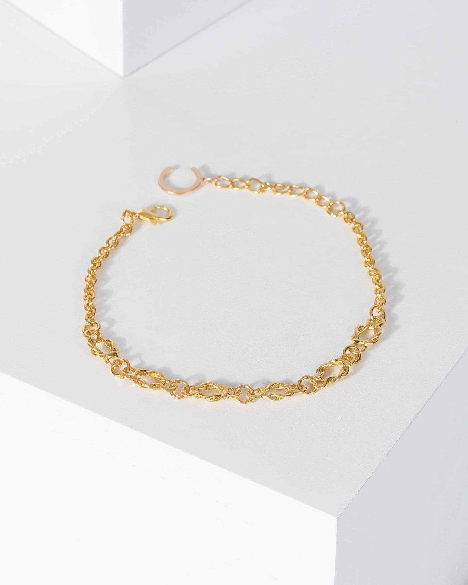 Gold Irregular Chain Bracelet sold by Collete Hayman