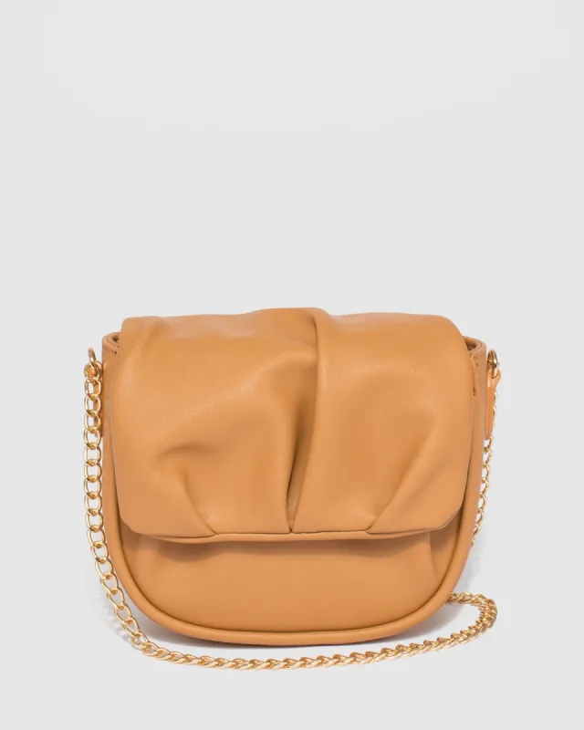 Caramel Jessica Crossbody Bag sold by Collete Hayman