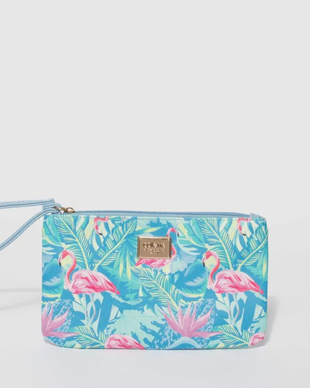 Blue Print Brook Wristlet Purse sold by Collete Hayman