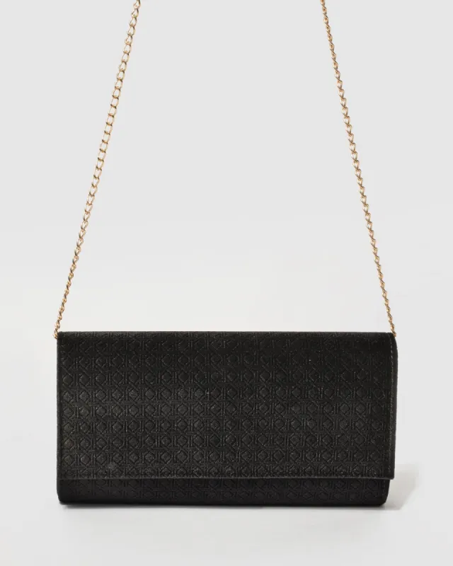 Black Tiffany Clutch Bag sold by Collete Hayman