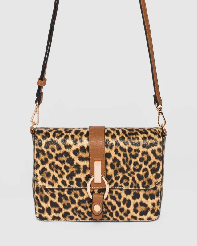 Leopard Elissa Crossbody Bag sold by Collete Hayman