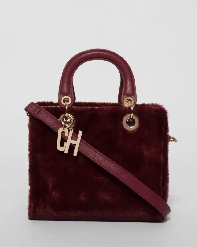 Berry Ella Letter Charm Tote Bag sold by Collete Hayman