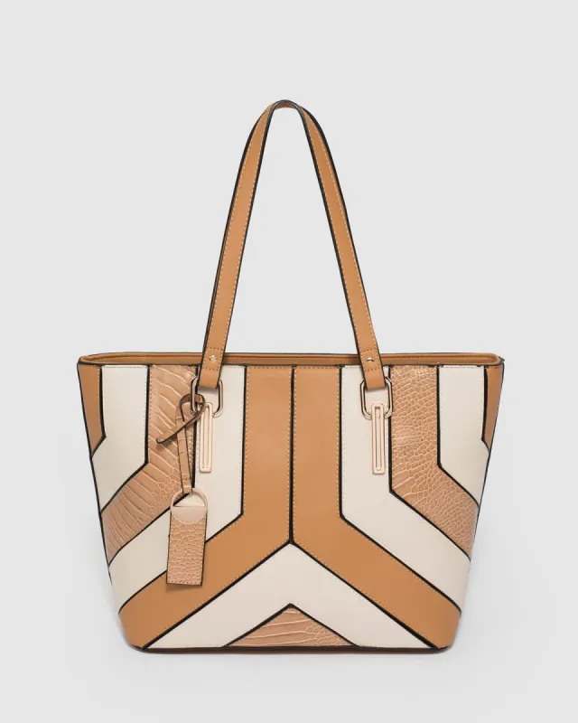 Multi Colour Tegan Tag Tote Bag sold by Collete Hayman