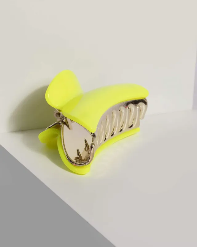 Yellow Acrylic Hair Claw sold by Collete Hayman