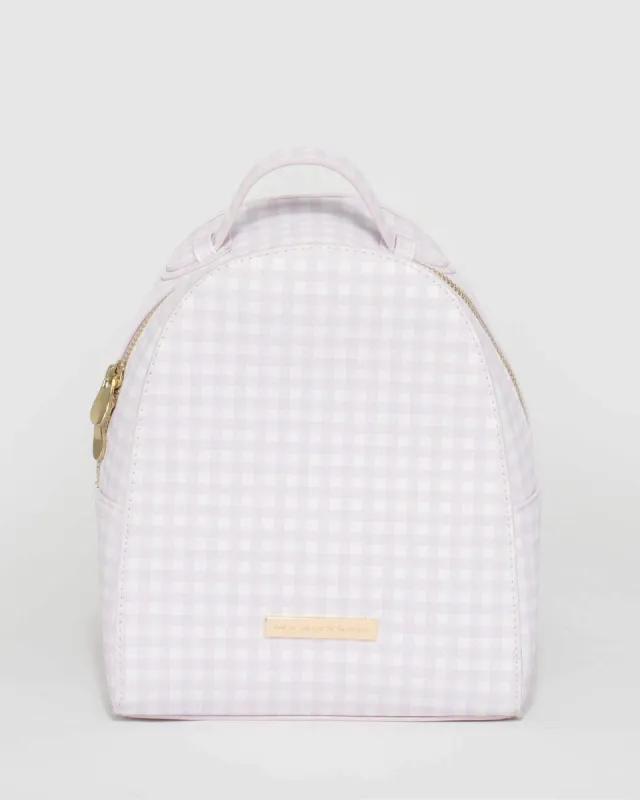Purple Bianca Mini Backpack sold by Collete Hayman
