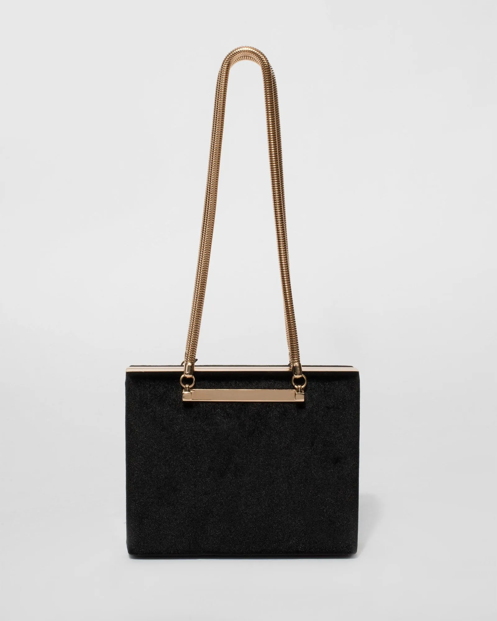 Black Milana Hardcase Clutch Bag sold by Collete Hayman