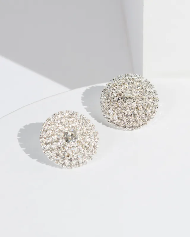 Crystal Chain Stud Earrings sold by Collete Hayman